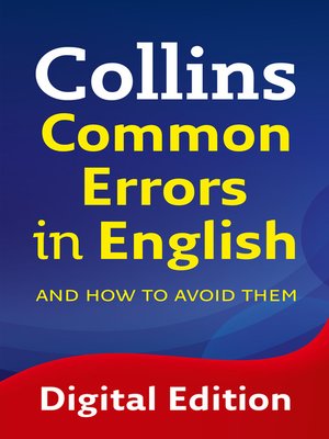 Collins Common Errors in English - ebook